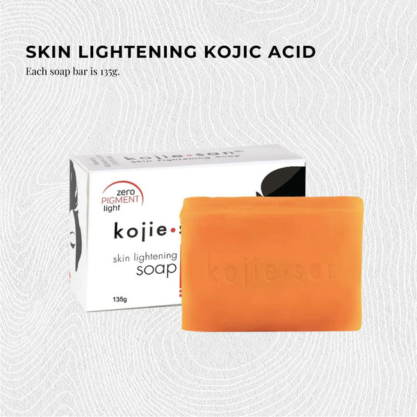 5x Kojie San Soap Bars - 135g Skin Lightening Kojic Acid