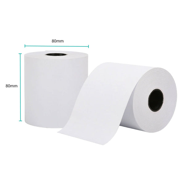 60x Thermal Paper Rolls 80x80mm - 47.5m Register EFTPOS POS