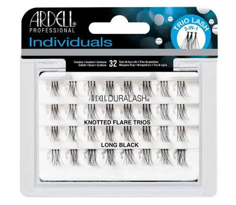 Ardell Duralash Individual Knotted Flare Trio Lashes Long