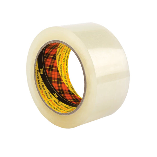 6x 3M Scotch Clear Packaging 370 Tape 48mmx75m Strong