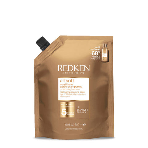 Redken All Soft Conditioner 500ml Refill Pouch