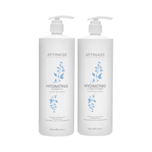 Affinage Hydrating Shampoo & Conditioner 1L Duo