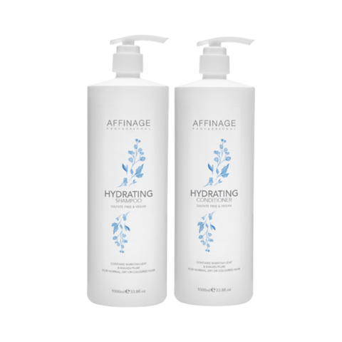 Affinage Hydrating Shampoo & Conditioner 1L Duo