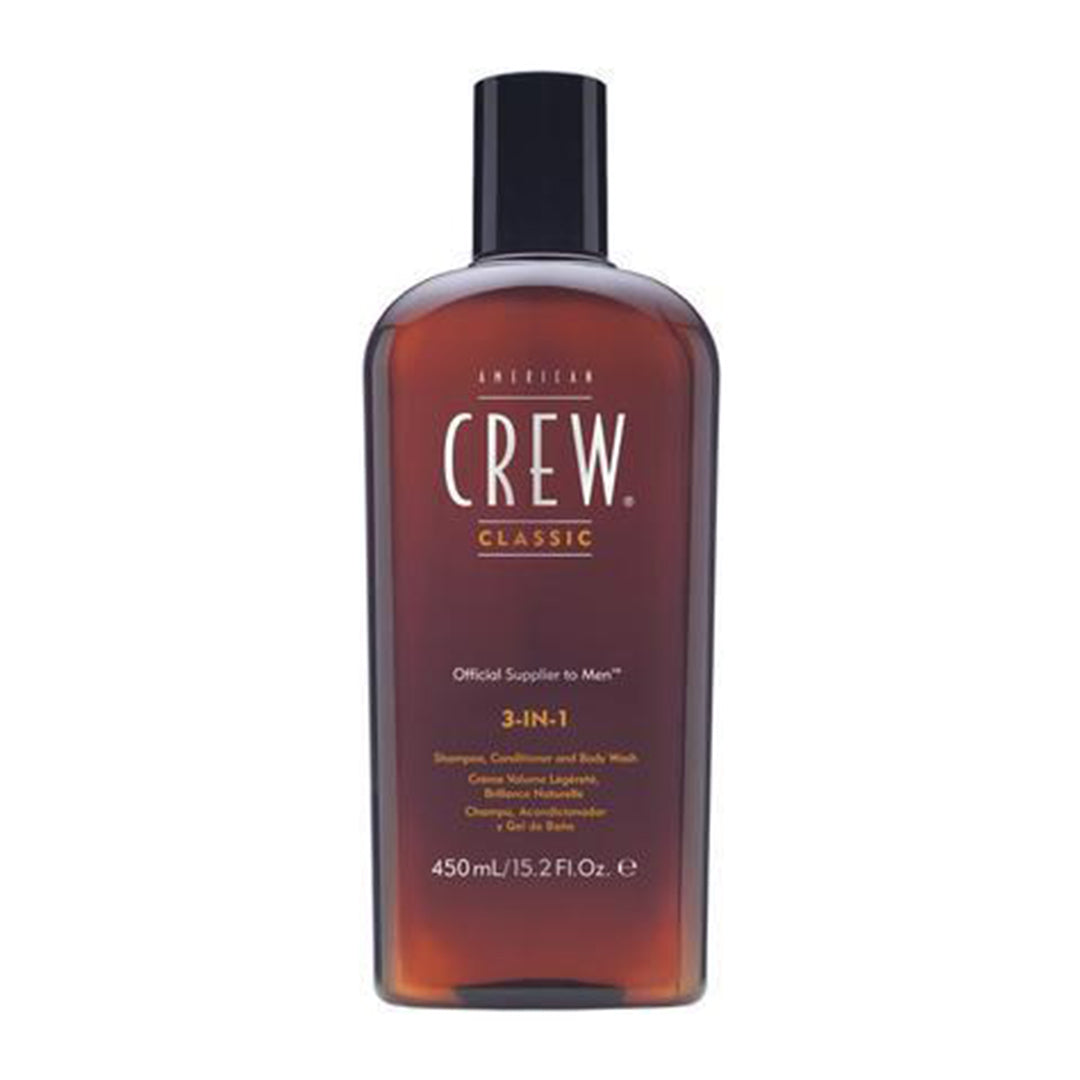 American Crew 3-in-1 Shampoo Conditioner and Body Wash 450ml