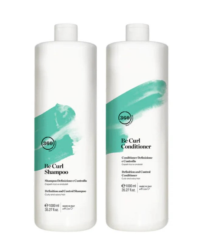360 Be Curl Shampoo & Conditioner 1000ml Duo