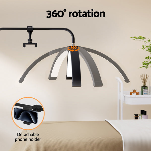 Embellir LED Beauty Light Half Moon Lamp Makeup Tattoo Eyelash Extensions Salon