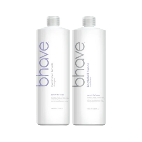 Bhave Bombshell Blonde Shampoo and Conditioner 1L Duo