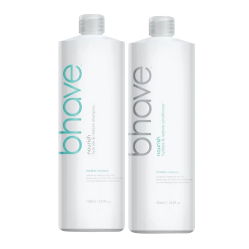 Bhave Nourish Shampoo and Conditioner 1L Duo