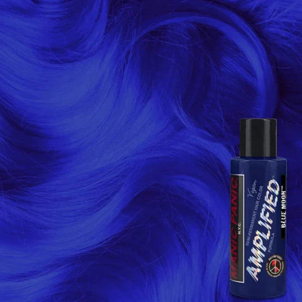 Manic Panic Blue Moon 118ml Amplified Squeeze Bottle Formula Hair Color