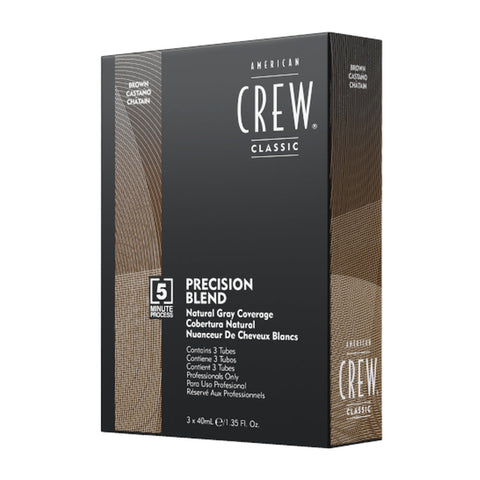 American Crew Precision Blend Medium Ash (5-6) 3x40ml