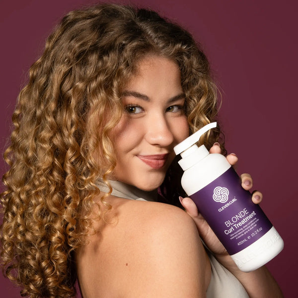 Clever Curl Blonde Curl Treatment 450ml (2pc)