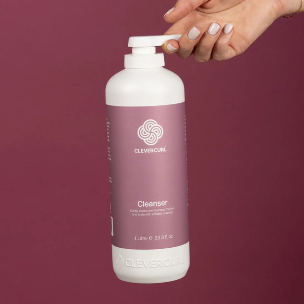 Clever Curl Cleanser and Rich Conditioner 1L + Curl Cream + Wonderfoam (4pc)