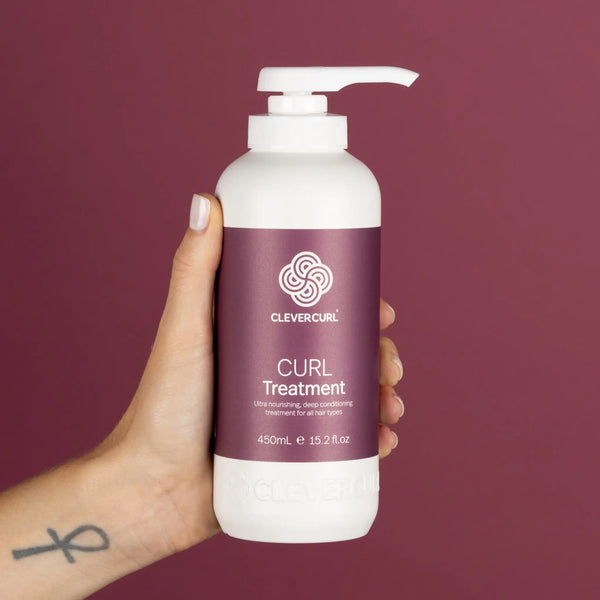 Clever Curl Cleanser and Rich Conditioner 450ml + Treatment & Wonderfoam (4pc)
