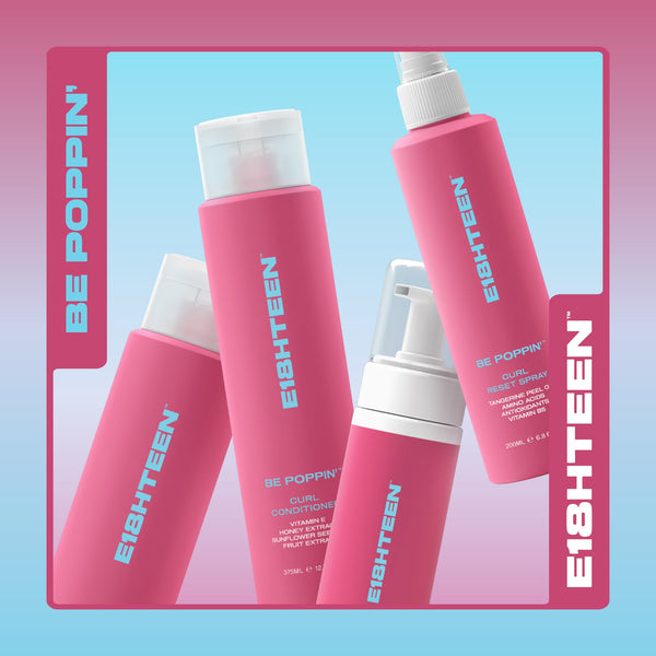 E18HTEEN Be Poppin' Curl Shampoo 375ml