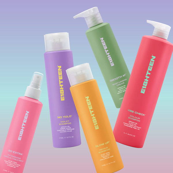 E18HTEEN Smooth AF Anti-Frizz Shampoo 375ml