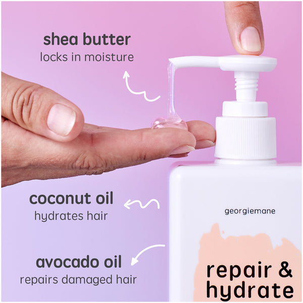 Georgiemane Repair & Hydrate Shampoo 330ml