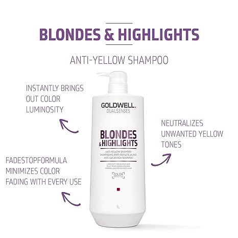 Goldwell DualSenses Blondes & Highlights Anti-Yellow Shampoo 1 Litre