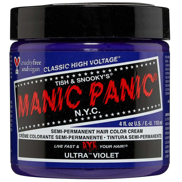Manic Panic Ultra Violet 118ml High Voltage Classic Cream Formula Hair Color