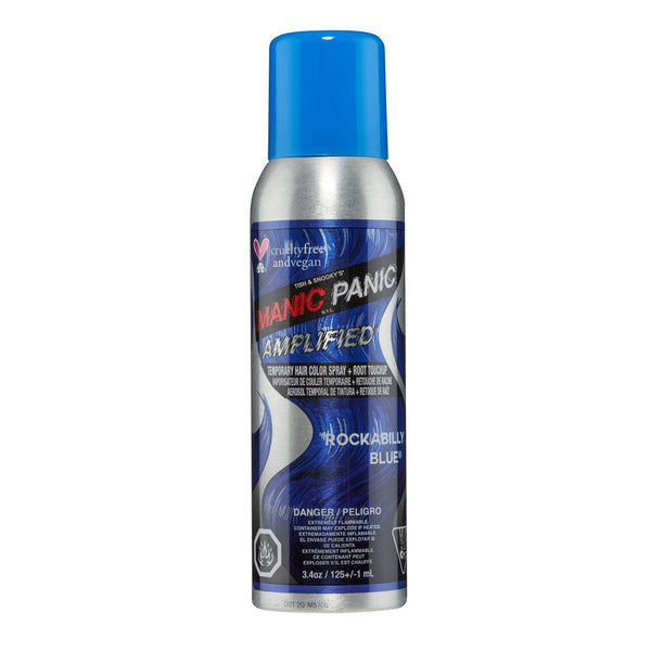 Manic Panic Rockabilly® Blue™ - Amplified™ Temporary Spray-On Color and Root Touch-Up