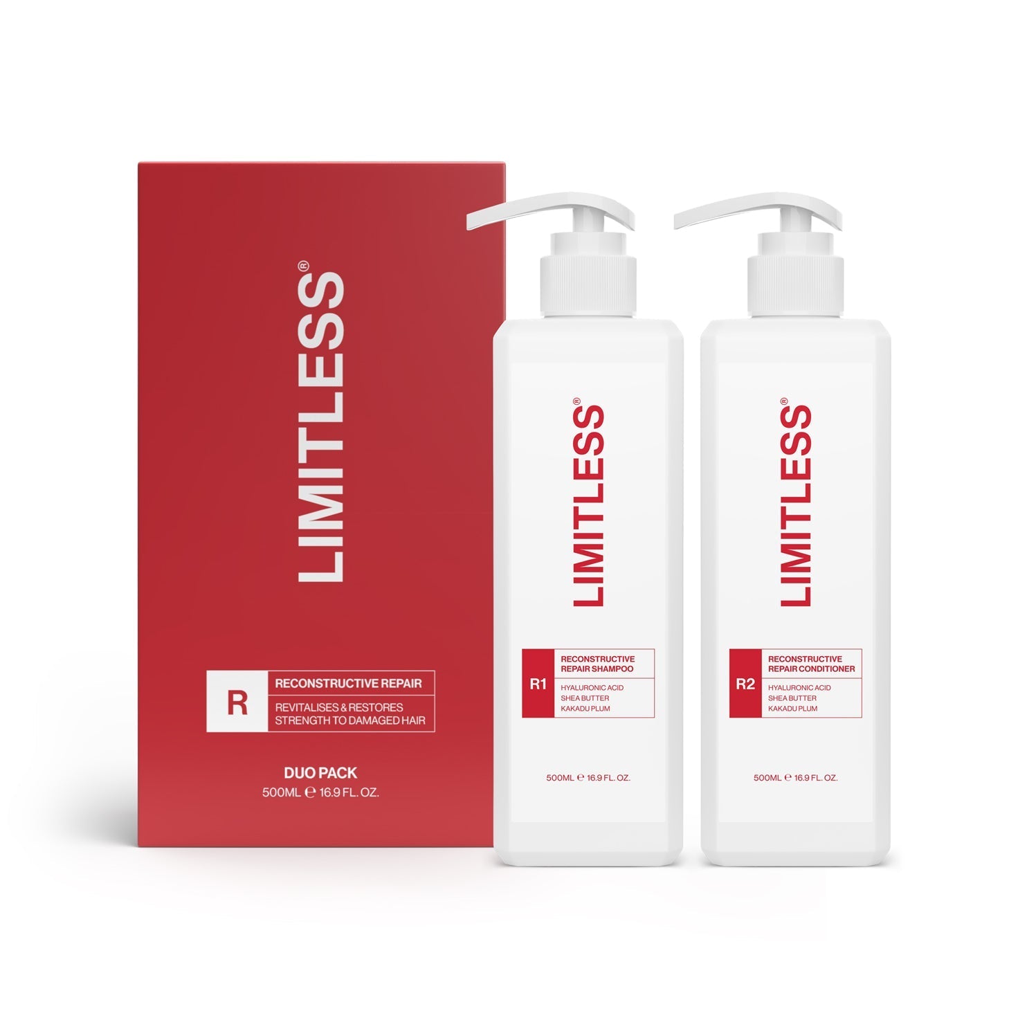 Limitless Reconstructive Repair Duo Pack 500ml Limited Deal