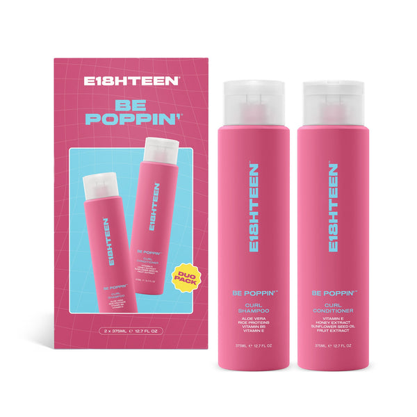 E18HTEEN Be Poppin' Curl Duo Pack 375ml