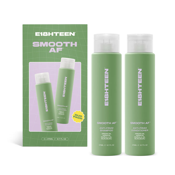 E18HTEEN Smooth AF Anti-Frizz Duo Pack 375ml