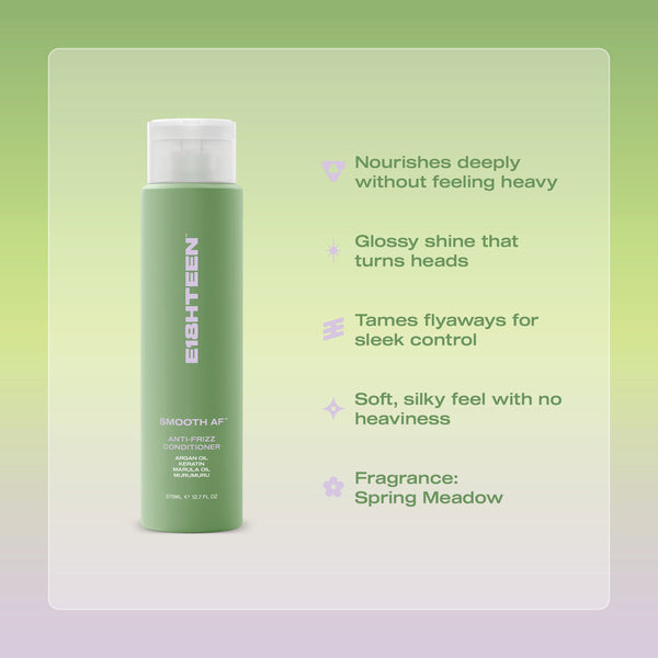 E18HTEEN Smooth AF Anti-Frizz Duo Pack 375ml