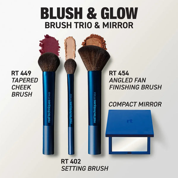 Real Techniques Starlight Blush & Glow Brush Trio
