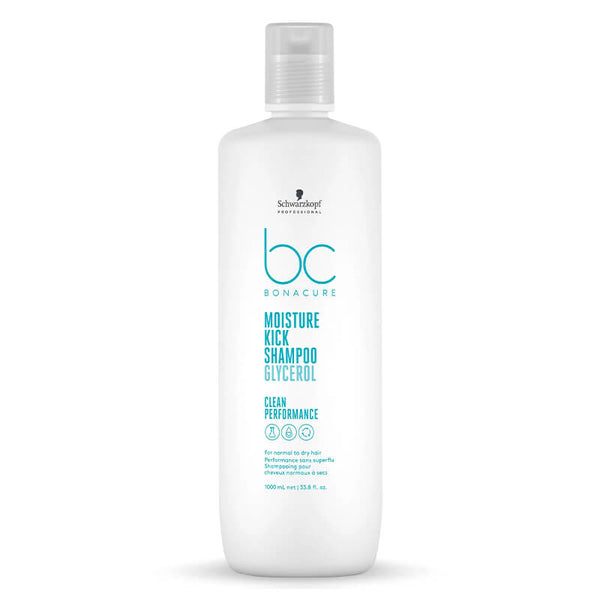 Schwarzkopf BC Clean Performance Moisture Kick Shampoo 1 Litre