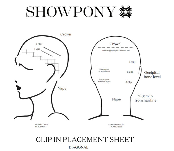 Showpony 20" 7-piece Clip In Hair Extensions Box Set
