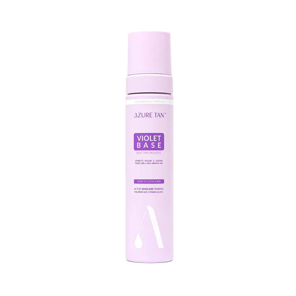 Azure Tan Self Tan Mousse - Violet Base - Dark To Ultra Dark