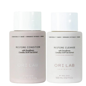 ORI Lab Restore Cleanse And Calm 100ml Travel Duo