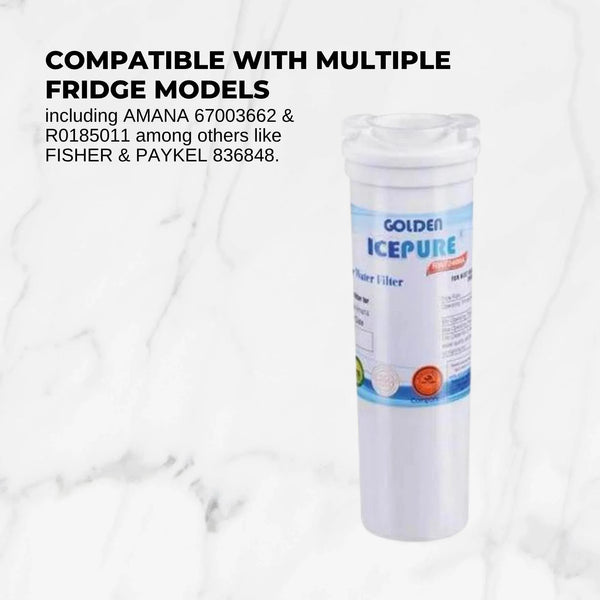 FRIDGE WATER FILTER - PREMIUM QUALITY For FISHER & PAYKEL 836848 836860 & AMANA