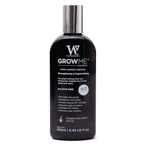 Watermans Grow Me Hair Growth Shampoo 250ml DHT Blocking Biotin Argan Anti Loss