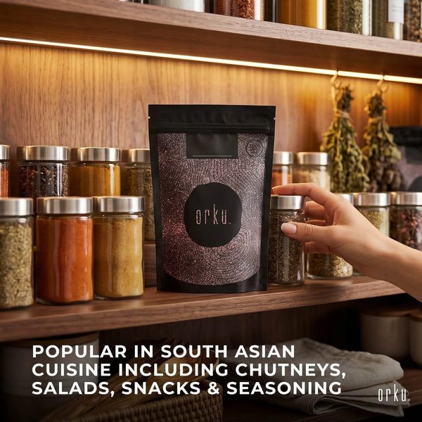 Orku 2Kg Himalayan Black Salt Cooking Kala Namak Vegan Seasoning