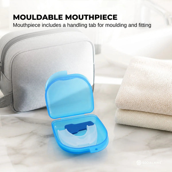 Social Hike Mouthguard + Nose Clip Anti Snoring Sleep Aid Breathing Device