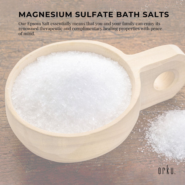 5kg USP Epsom Salt Pharmaceutical Grade - Magnesium Sulfate Body Bath Salts