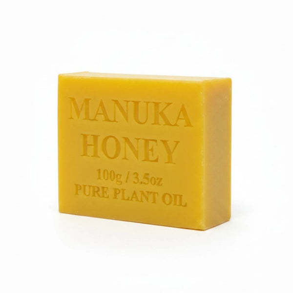 4x 100g Plant Oil Soap Manuka Honey Scent Pure Vegetable Base Bar Australian