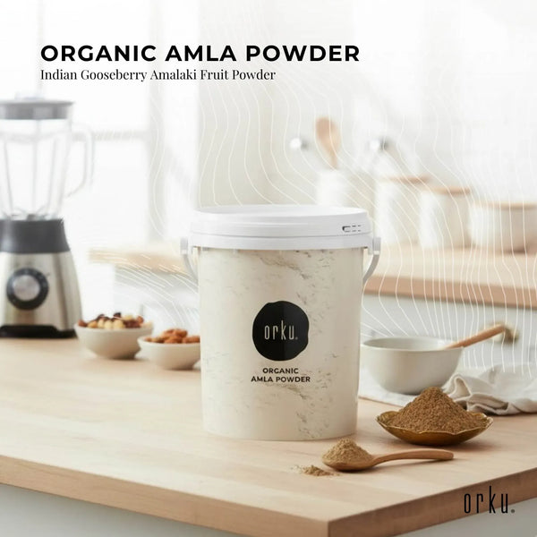 800g Organic Amla Powder Tub Indian Gooseberry Emblica Officinalis Supplement