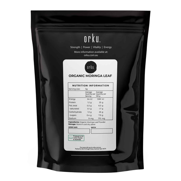 2Kg Organic Moringa Leaf Powder -  Supplement Moringa Oleifera Drumstick Leaf