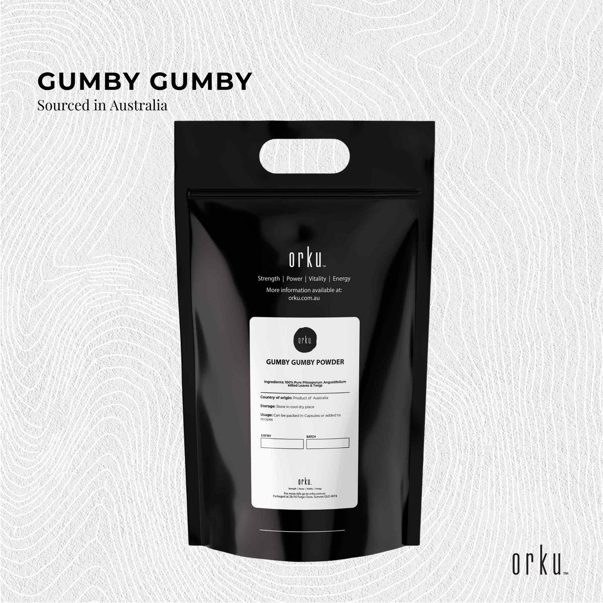 10Kg Gumby Gumby Pure Powder - Gumbi Aboriginal Plant Pittosporum Angu ...