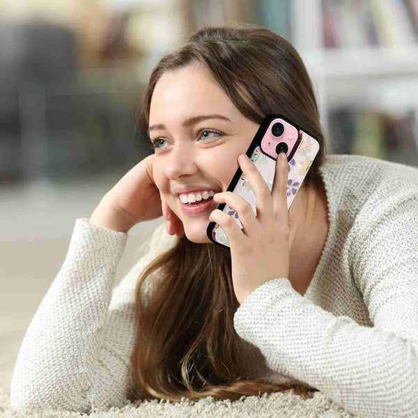 Double Buckle Rfid Anti Theft Phone Case For Iphone 15 - Printed