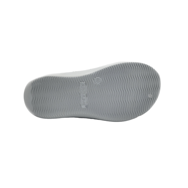 Archline Rebound Orthotic Slides Flip Flop Thongs Slip On Arch Support - Stone Grey - Euro 40