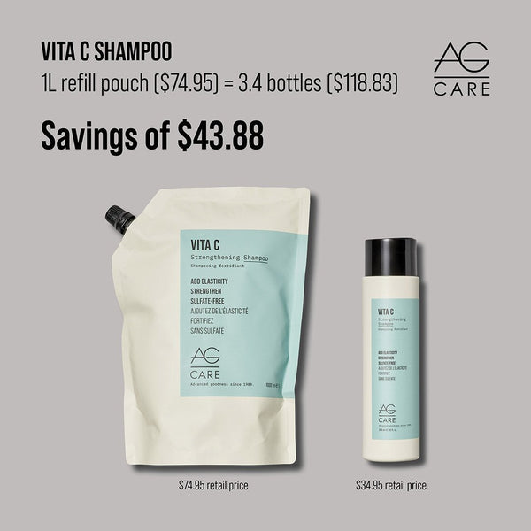 AG Care Vita C Strengthening Shampoo 1L - Shampoo