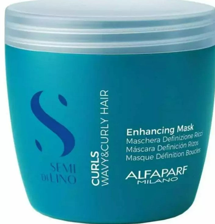 Alfaparf Semi di Lino Curls Enhancing Mask 500ml For Curly and Wavy Hair
