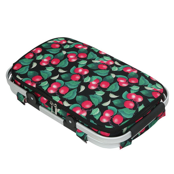 Alfresco Picnic Basket Folding Bag Hamper Insulated Storage