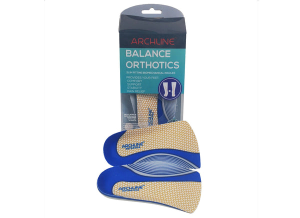 ARCHLINE 3/4 Slim Orthotics Plantar Fasciitis Insoles