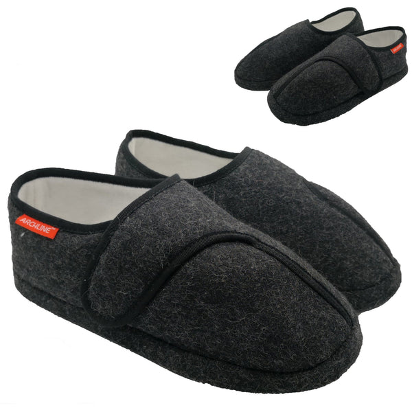 ARCHLINE Orthotic Plus Slippers Closed Scuffs Pain Relief