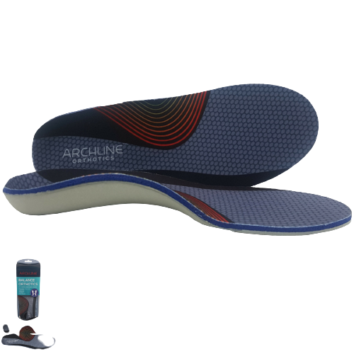 ARCHLINE Orthotics Insoles Balance Full Length Arch Support