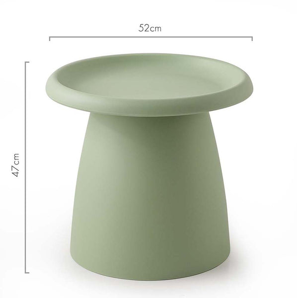Artiss Coffee Table Round 52CM Plastic Green - Occasions >